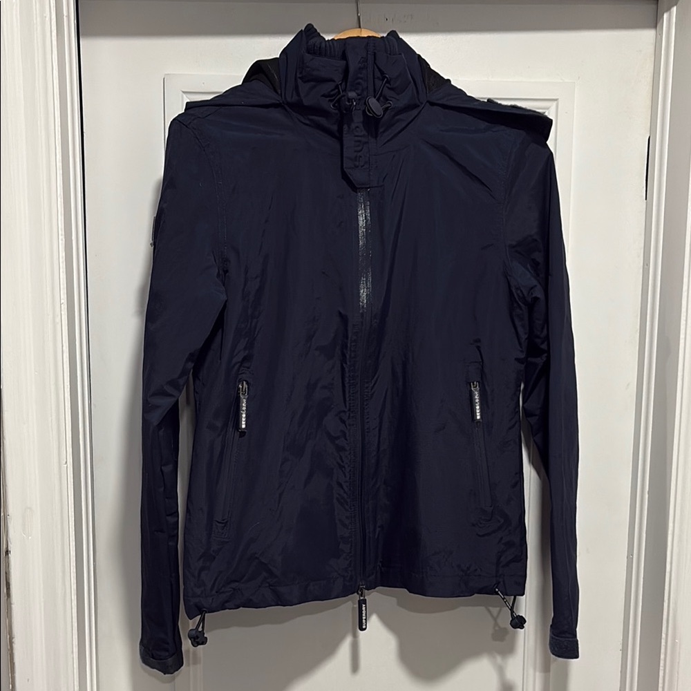 SUPERDRY Original Windcheater Navy Blue Hooded Jacket